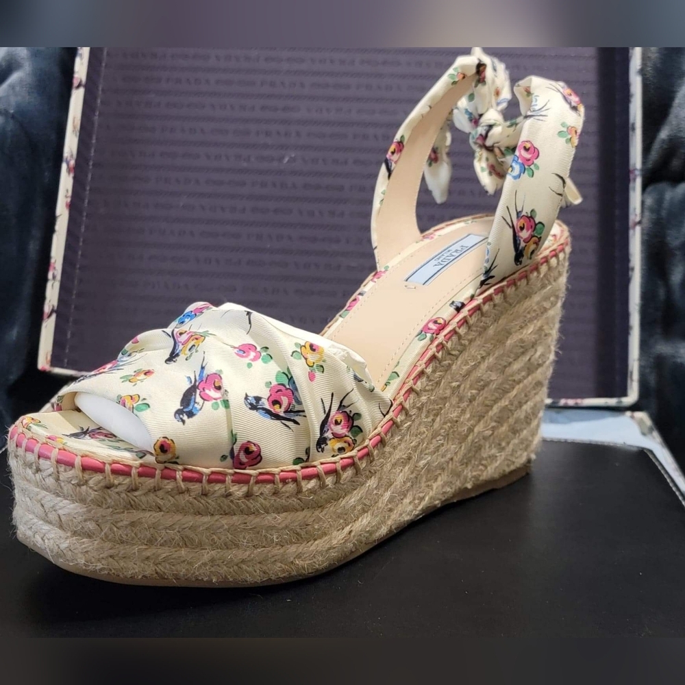 Prada wedges